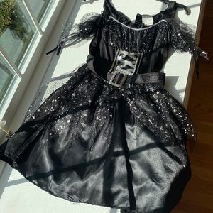 Witch black sexy address costume size small